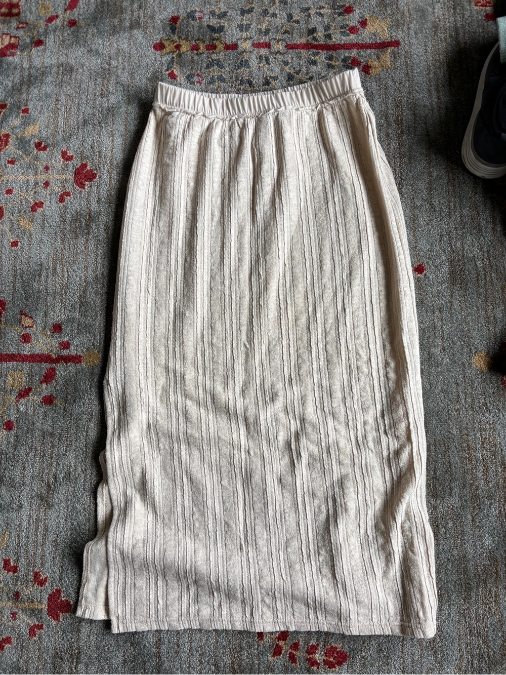 FP beach midi knit skirt womens medium